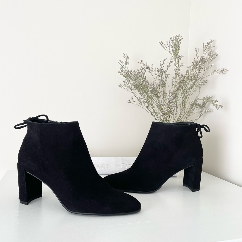 Stuart Weitzman Suede Ankle Booties - Picture 3 of 10